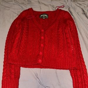 Womens American Eagle Sweater. Size Small. Color Red.